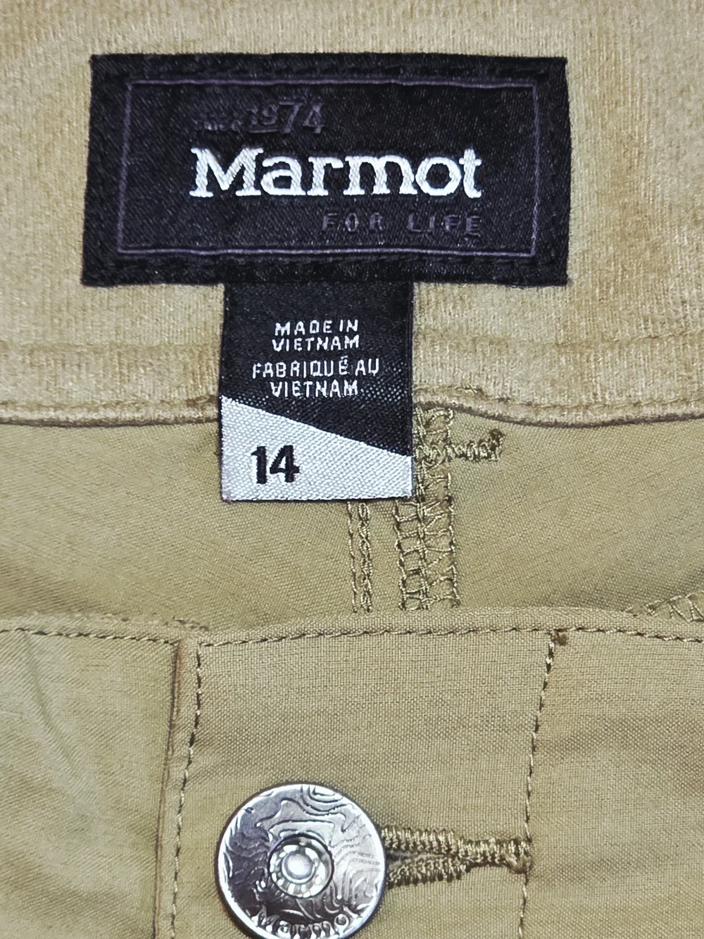 Marmot Lobo's Convertible Hiking Pants Zip-Off Shorts Sz 14